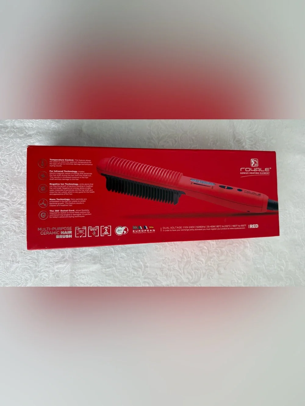 Royale Genius Heating Ekement Multipurpose;ceramic hair brush